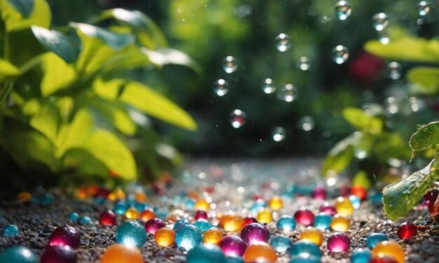 La magie des billes qui gonflent dans l&rsquo;eau pour un jardin ludique et hydraté